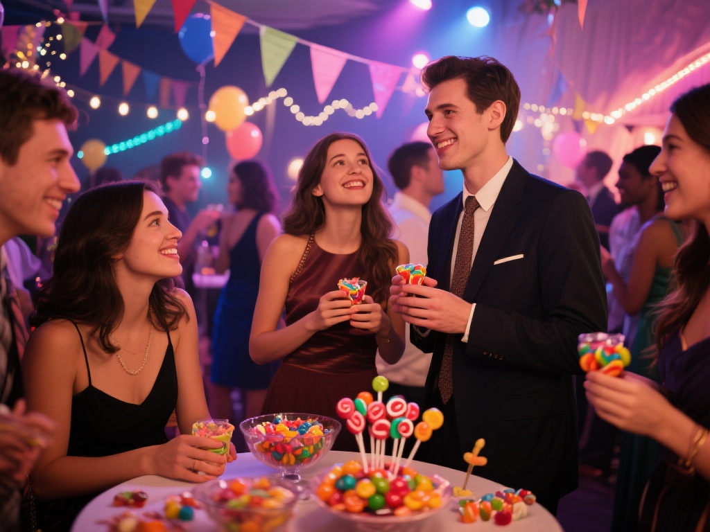 耐心地等待合适的时机，以及保持对派对中一切新鲜事物