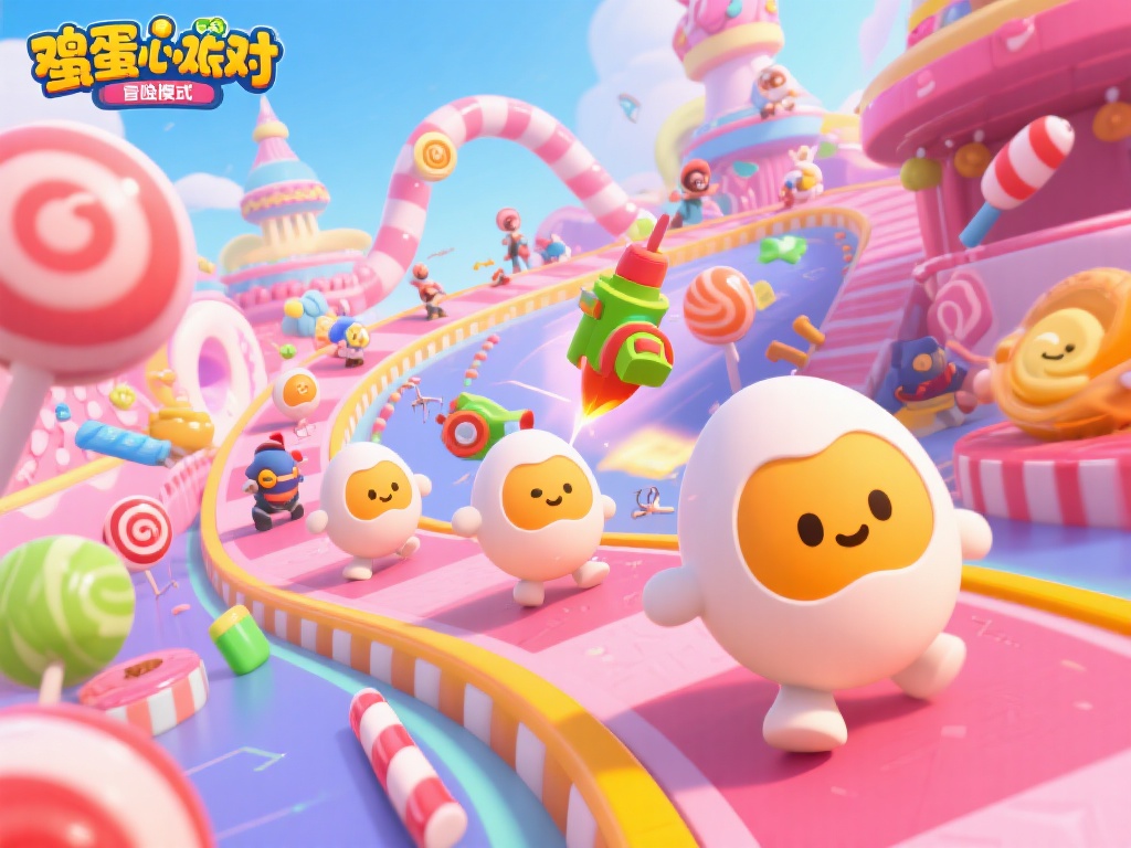 蛋仔派对糖果缤纷奇趣冒险世界等你探索