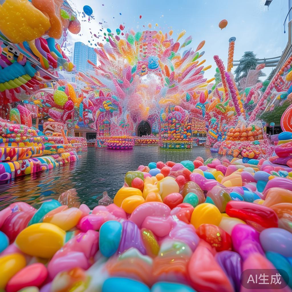 近期，观澜湖迎来了一场缤纷盛大的节日狂欢——糖果派