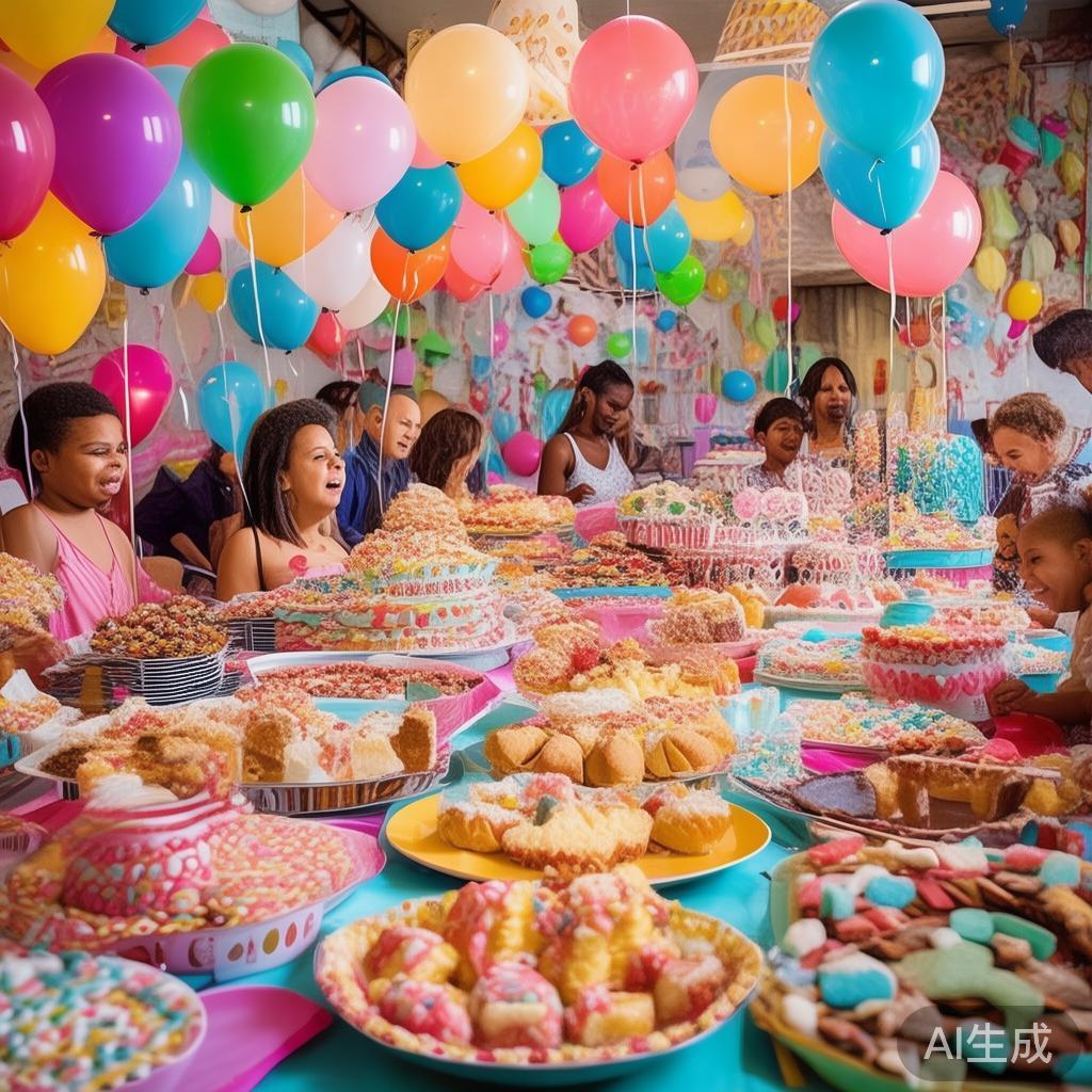 糖果派对不仅是一场以美味甜点为核心的聚会，更是一场