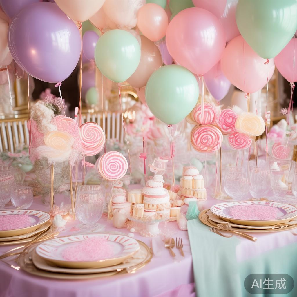 在规划梦幻糖果派对婚礼布置时，首先要明确主题定位。