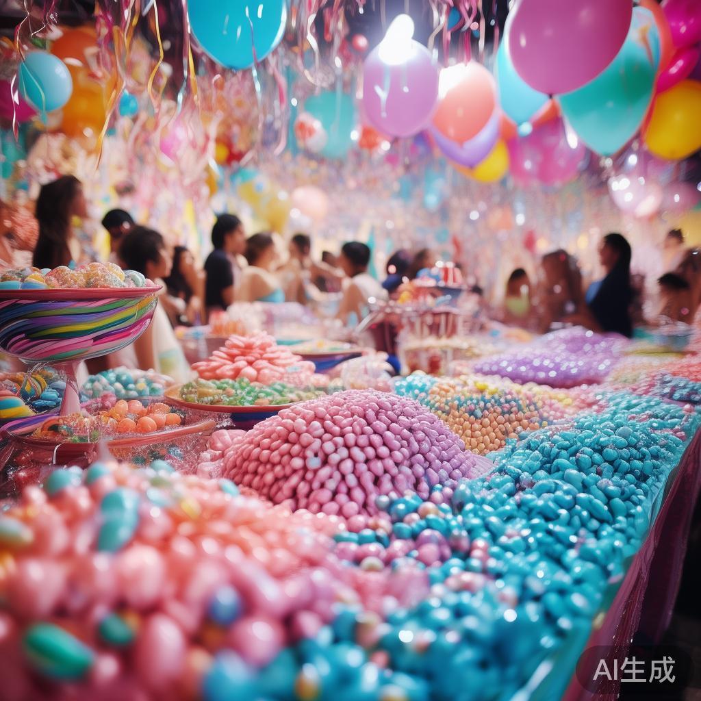 甜蜜糖果盛宴:开启欢乐派对的美味幸福时光 随着生活节奏的加快,越来越多的派对开始追求色彩与味