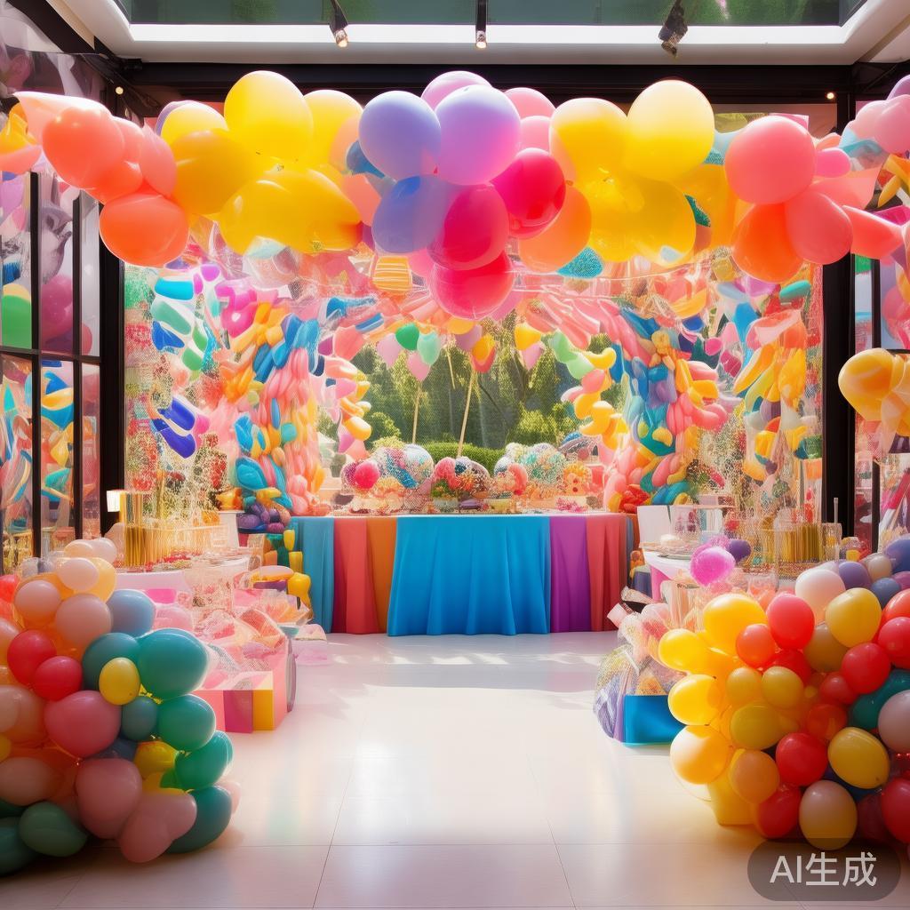 合理布局与空间利用技巧
挂饰的布局直接影响派对的